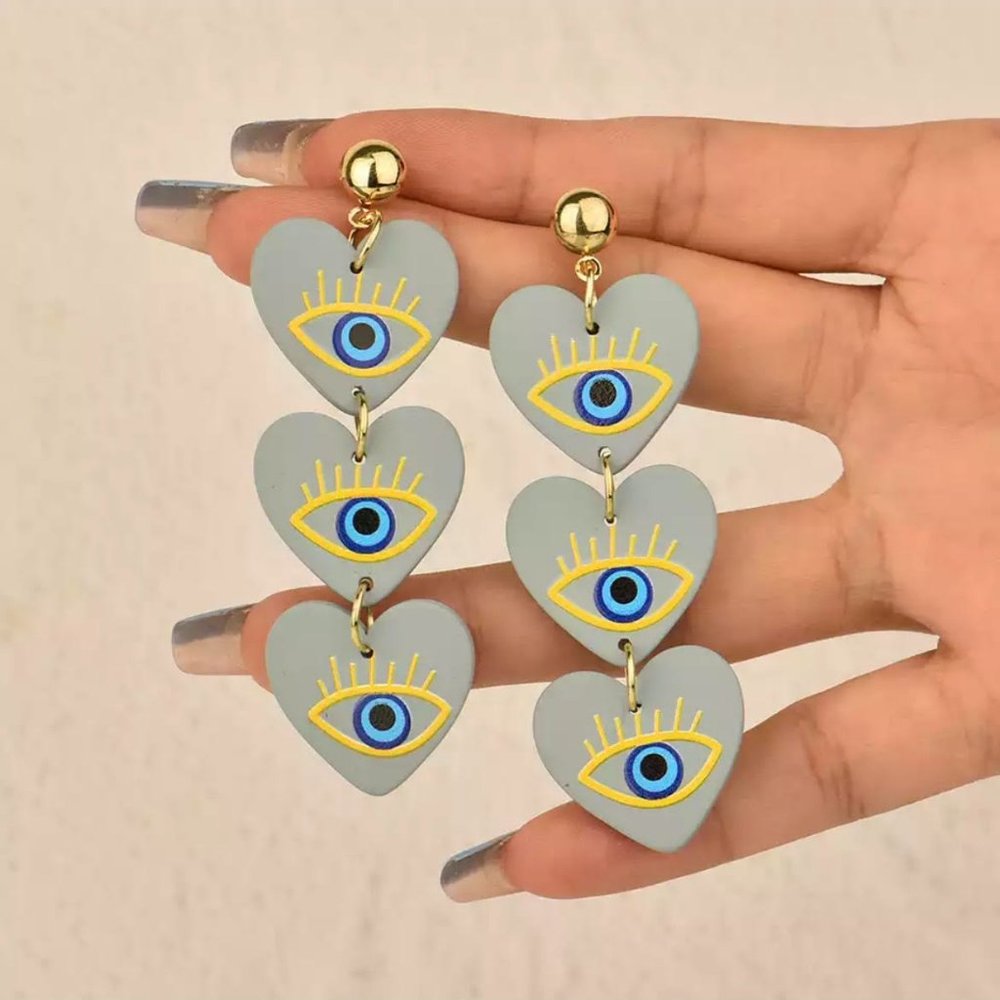 Korean Style Earrings "Eyes"
